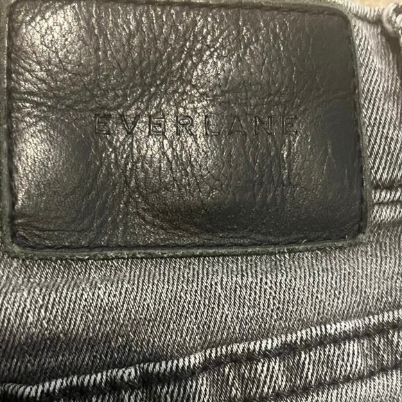 Everlane High-Rise Slim Straight Jeans | Faded Black | Size 26 - Picture 4 of 8